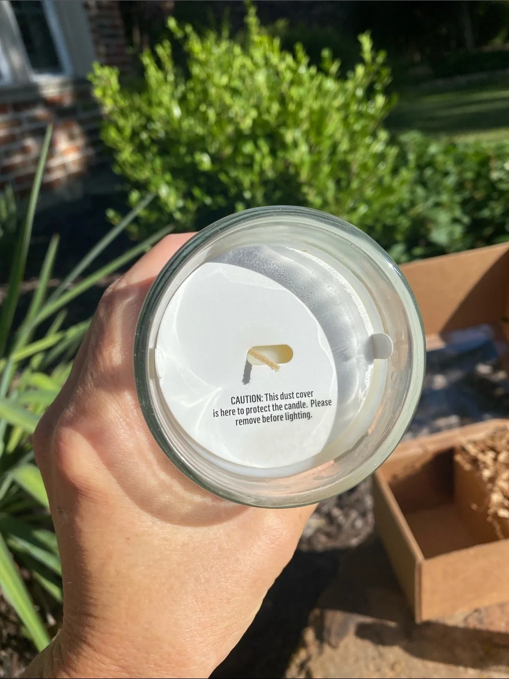 Lemon Verbena Candle with Matches in a gift box